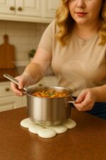 زیر دیگی و زیر قابلمه ای سیلیکونی نسوز مدل بابل WS