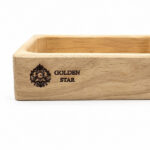 جا مایعی و جا اسکاچی دوقلو چوبی سفید گلدن استار GOLDEN STAR - تصویر 7